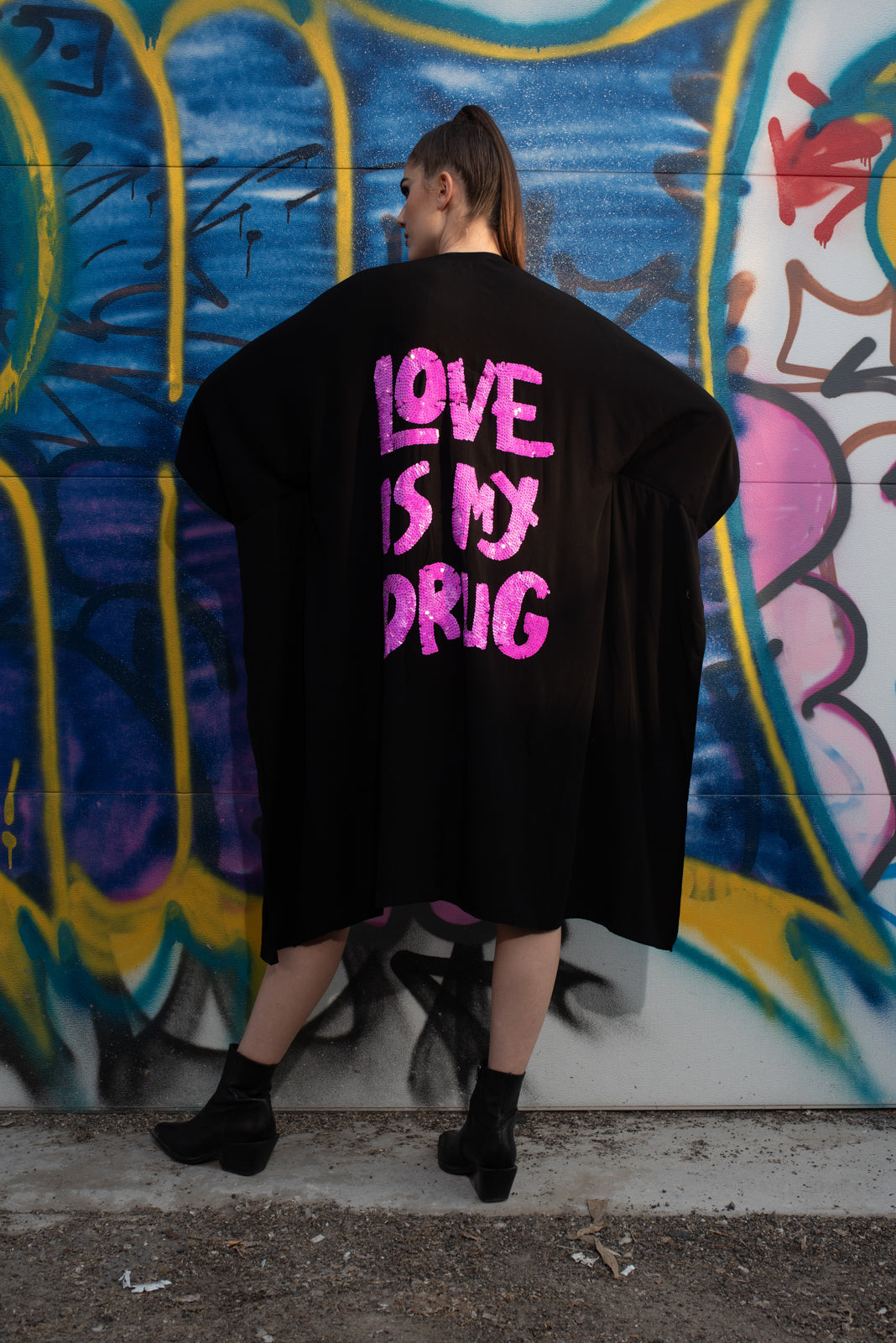 Cover Jacket  Love is My Drug Pink