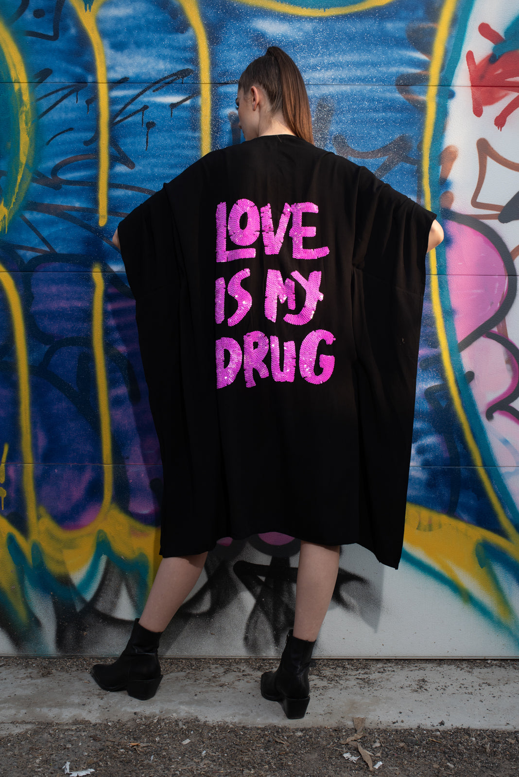 Cover Jacket  Love is My Drug Pink