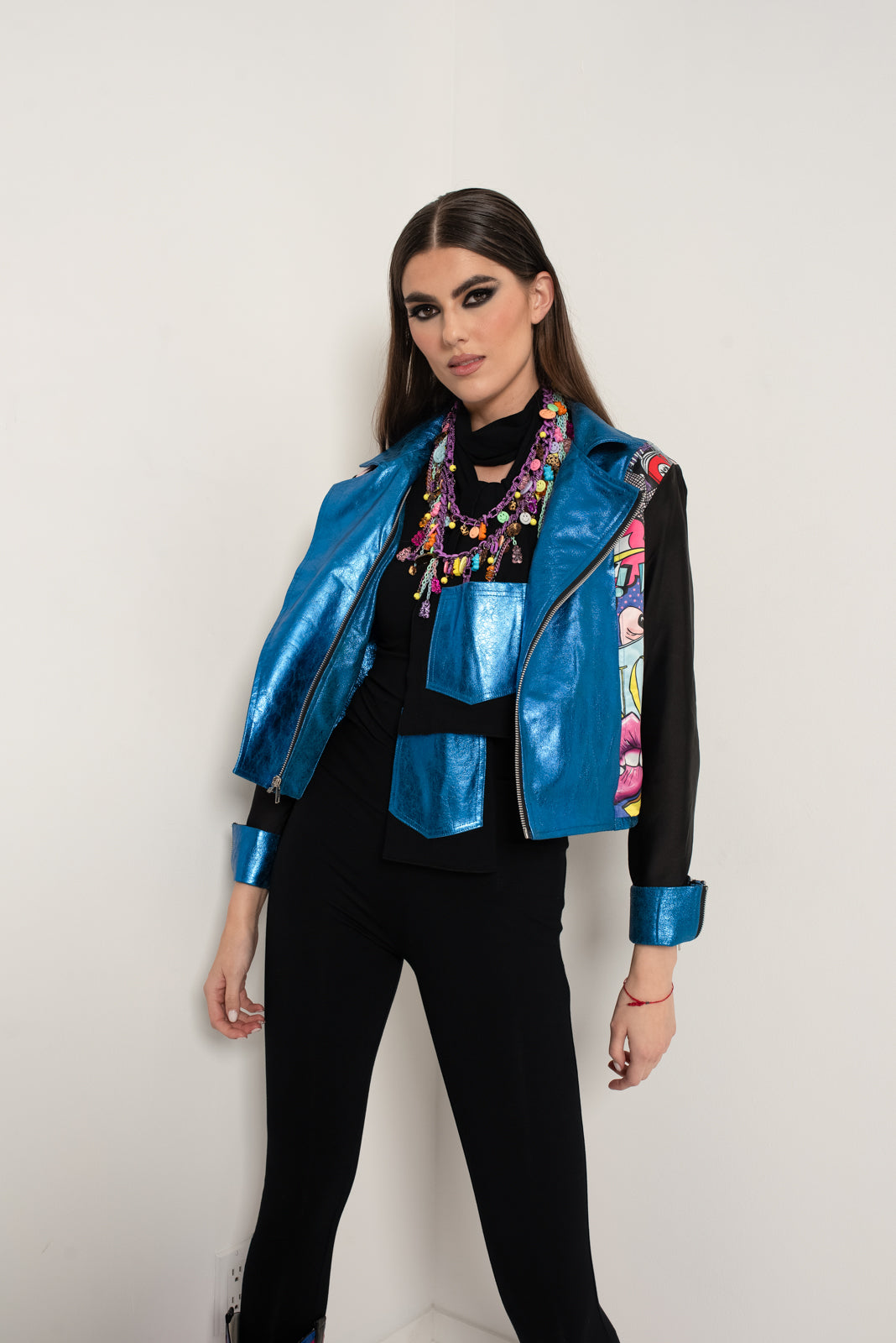 Biker Jacket Blue