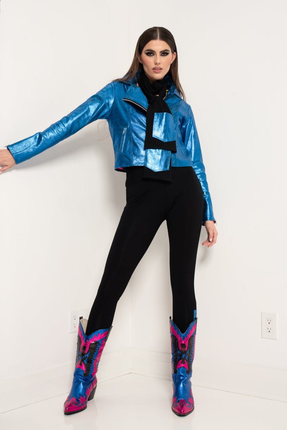 Biker Jacket Blue