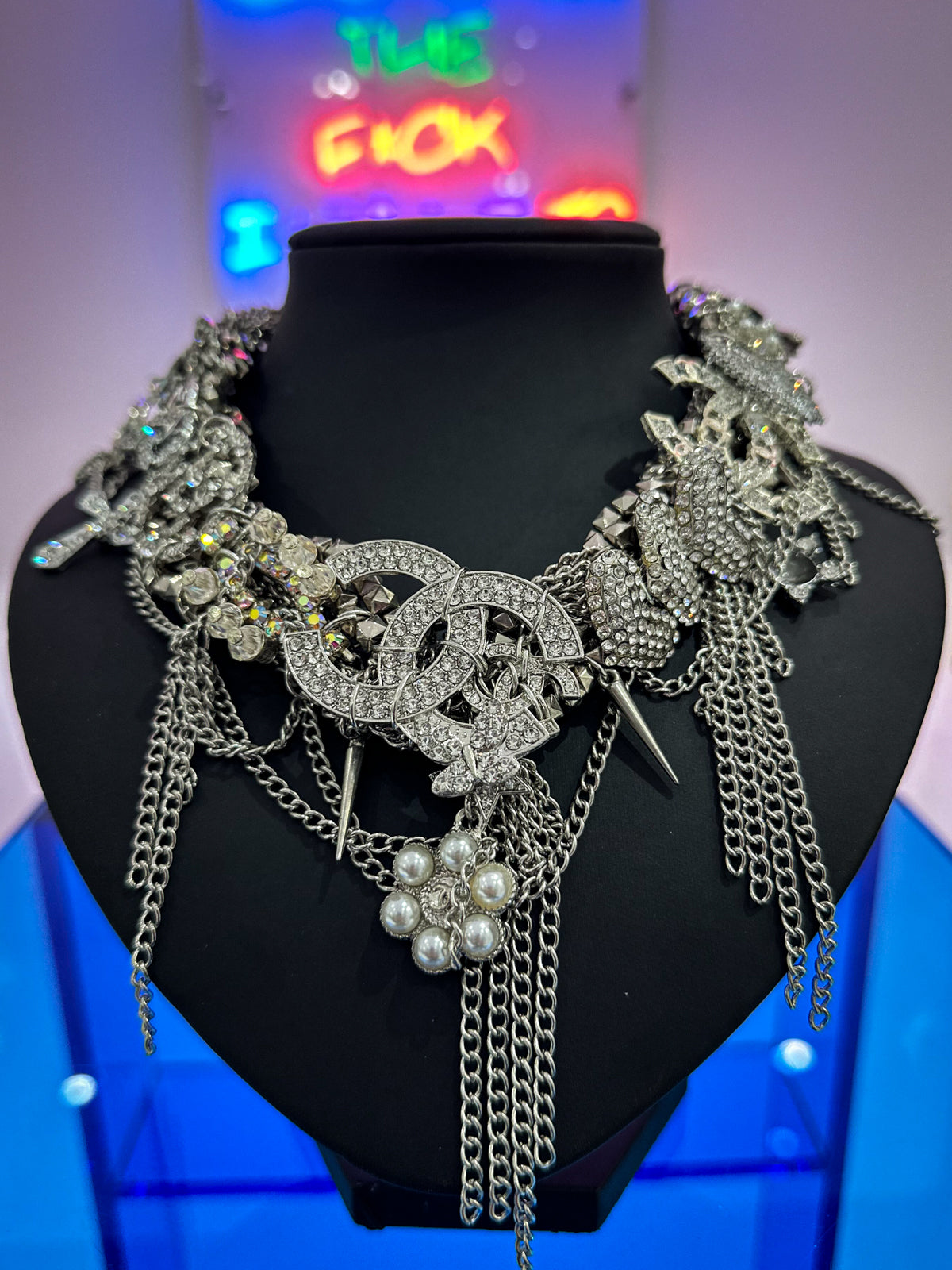 Rhinestone Chic Necklace 3